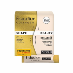 Zuccari Fisiodiur Collagen 30 Stickpack - Integratore Drenante e Antiossidante con Collagene